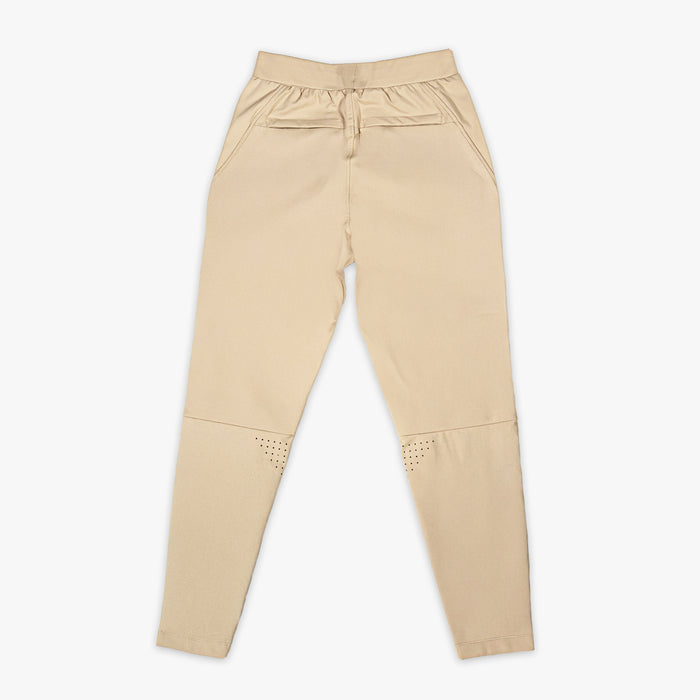 Brown Pro Series Active Pants Pale Khaki pants — back view
