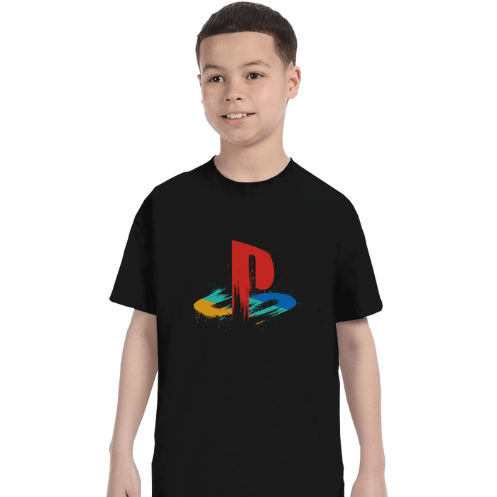 Shirts T-Shirts, Youth / XS_ / Black PS Splash