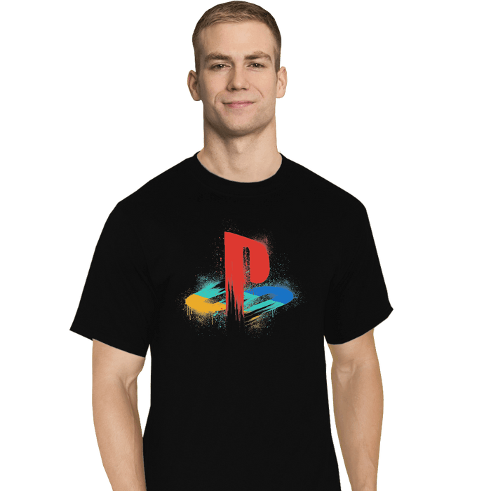 Shirts T-Shirts, Tall / Large / Black PS Splash