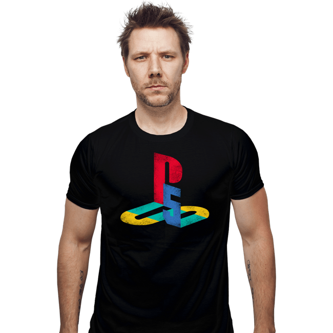 Shirts Fitted Shirts, Mens / Small / Black PS5 Classic