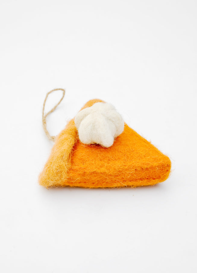 Pumpkin Pie Slice Ornament in  - LEIF