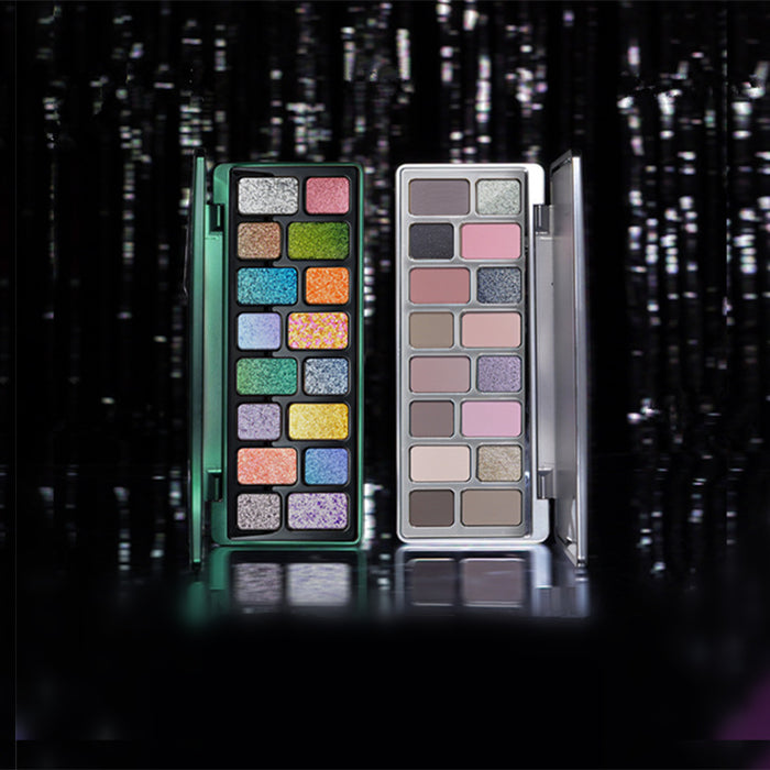 QianYan Cosmic Mind 16-Color Holographic Eyeshadow Palette T3871