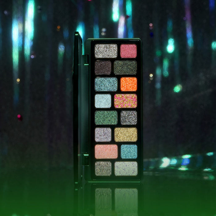 QianYan Cosmic Mind 16-Color Holographic Eyeshadow Palette T3871