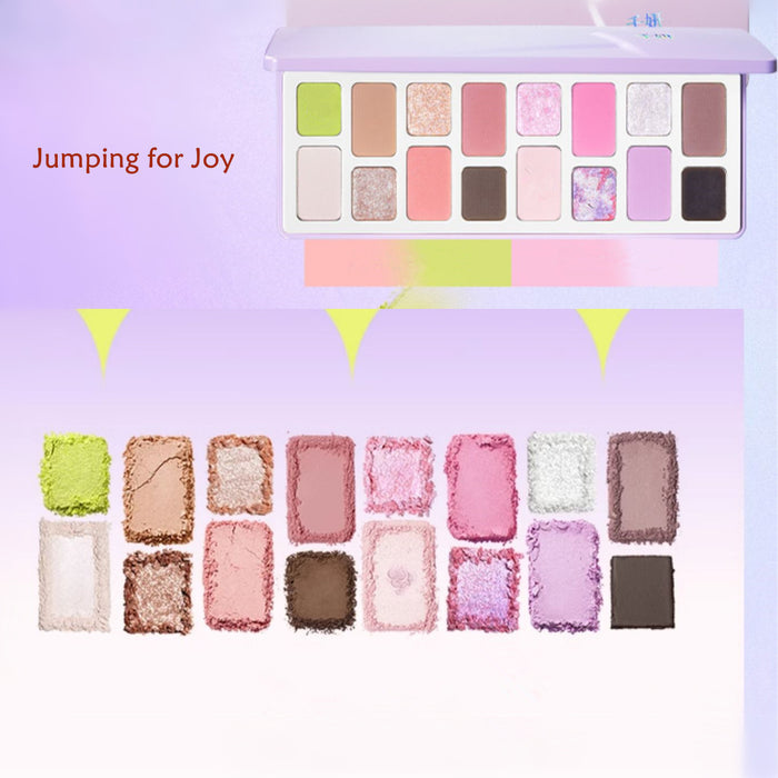 QianYan Jumping for Joy 16-Color Eyeshadow Palette T4087