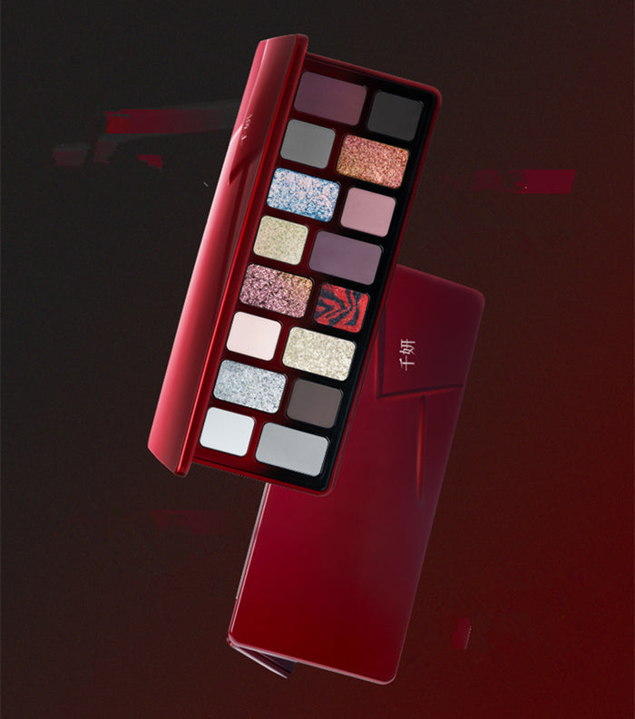 QianYan X Freya86 16-Color Chameleon Eyeshadow Palette T4017