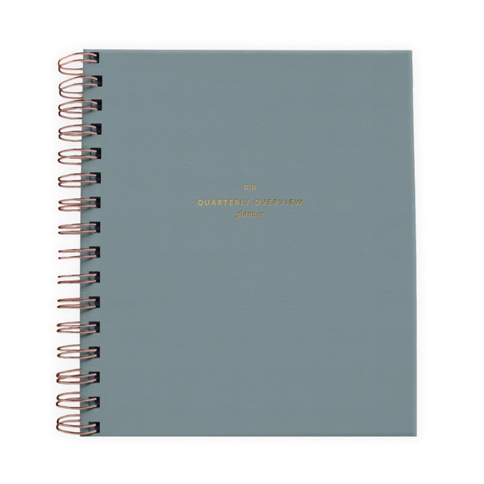 Quarterly Overview Planner - Steel Blue