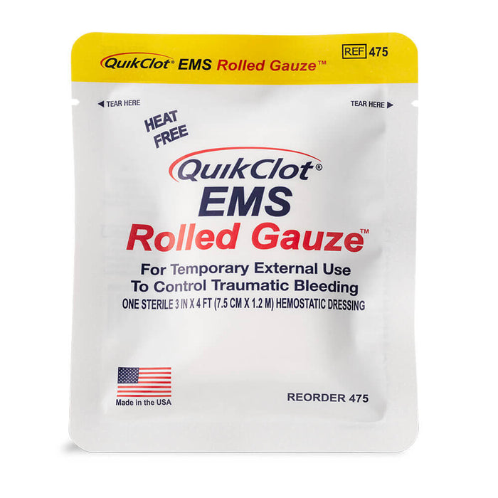 QuikClot®  EMS Rolled Gauze 3" x 48"