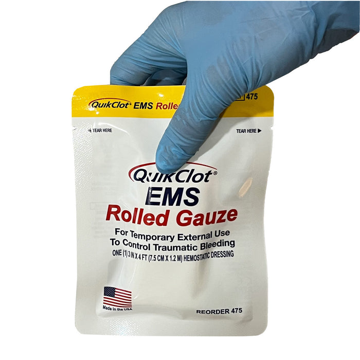 QuikClot®  EMS Rolled Gauze 3" x 48"