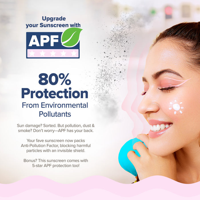 Radiance+ Dewy Sunscreen In-Vivo Tested with Watermelon & Niacinamide with SPF 50 & PA++++ - 80g (Pack of 2)