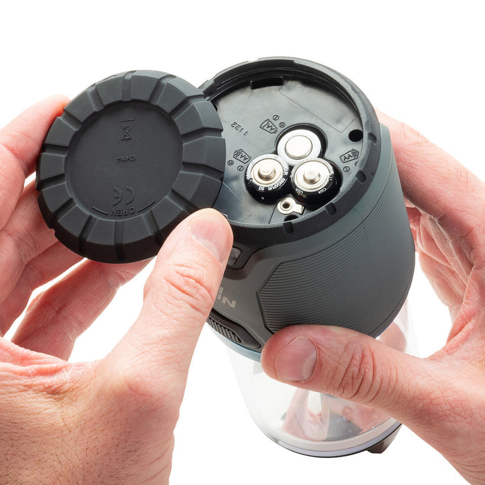 Radiant® RL3™ PowerSwitch™ Rechargeable Lantern, showing backup batteries