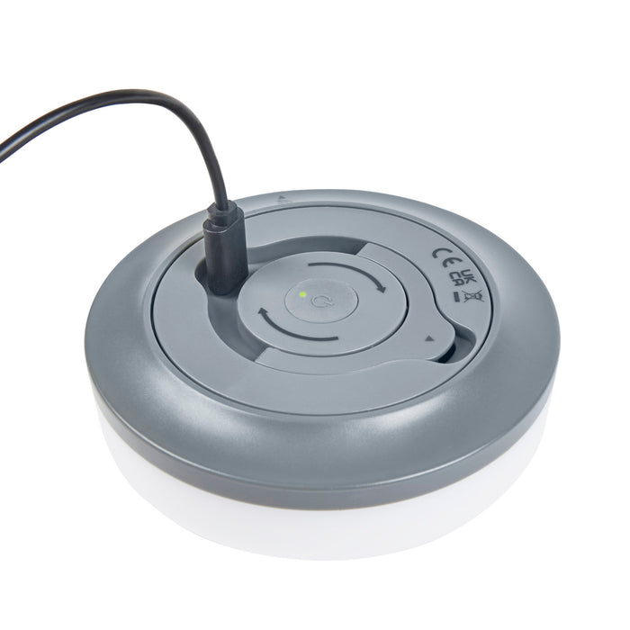 Radiant® StarLit™ Rechargeable Lantern + String Light, charging
