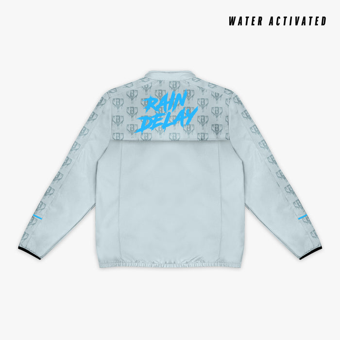Gray Rain Delay Jacket jacket — back view