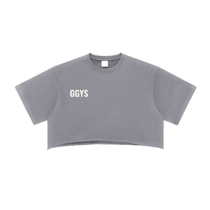 Raw Edge Crop Top