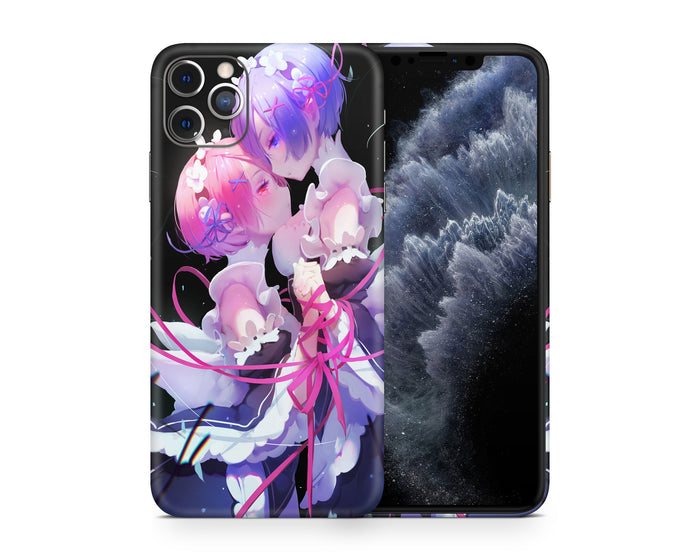 Anime Town Creations iPhone Re Zero Kara Hajimeru and Isekai Seikatsu iPhone 15 Pro Max Skins - Anime Re: Zero iPhone Skin