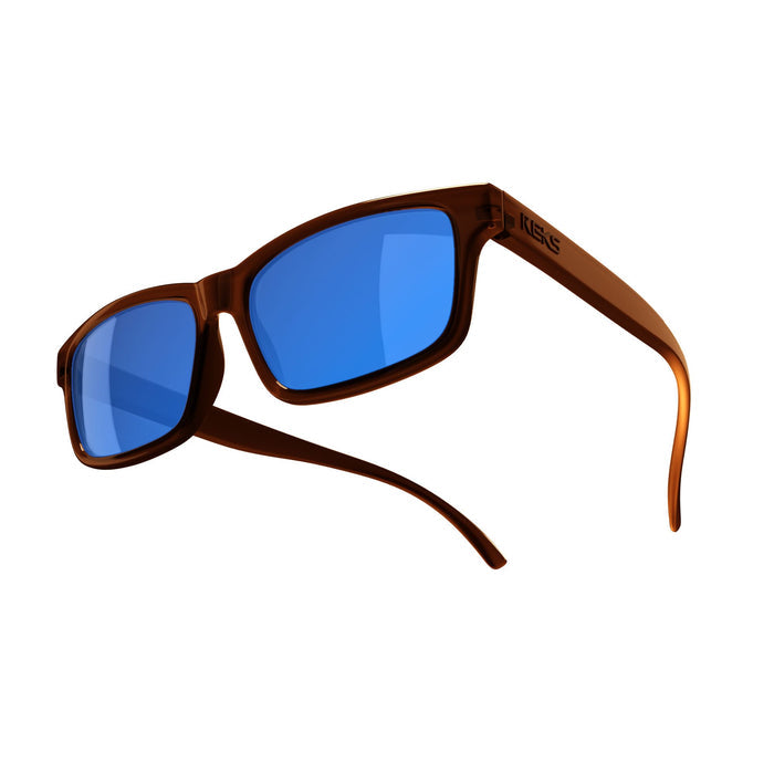 Single Vision / Solid Smoke / Cobalt Blue Mirror