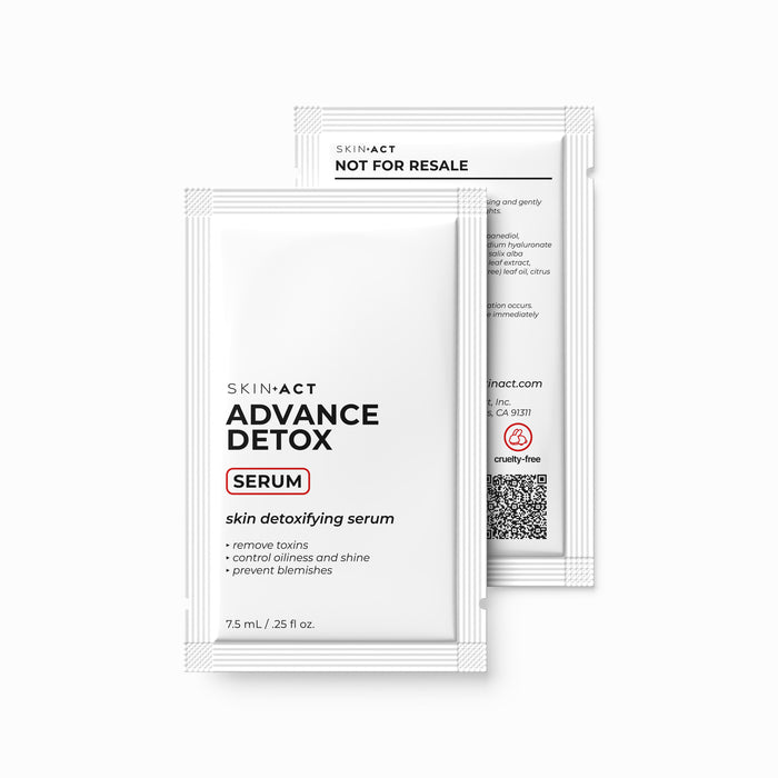 Skin-Act Advance Detox Serum packaging on a white background