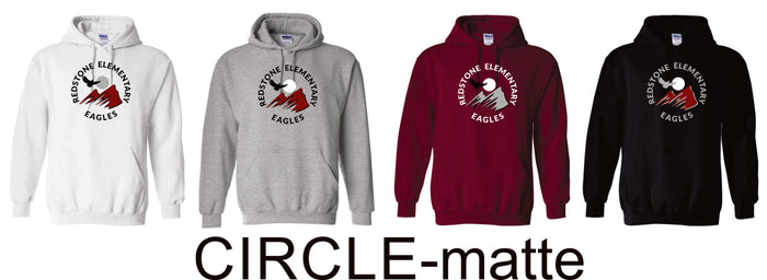 Redstone Basic Hoodie- 3 designs- matte or glitter