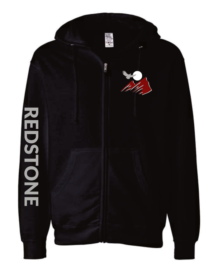 Redstone Zip Up Hoodie- Youth, Unisex Sizes- matte or glitter