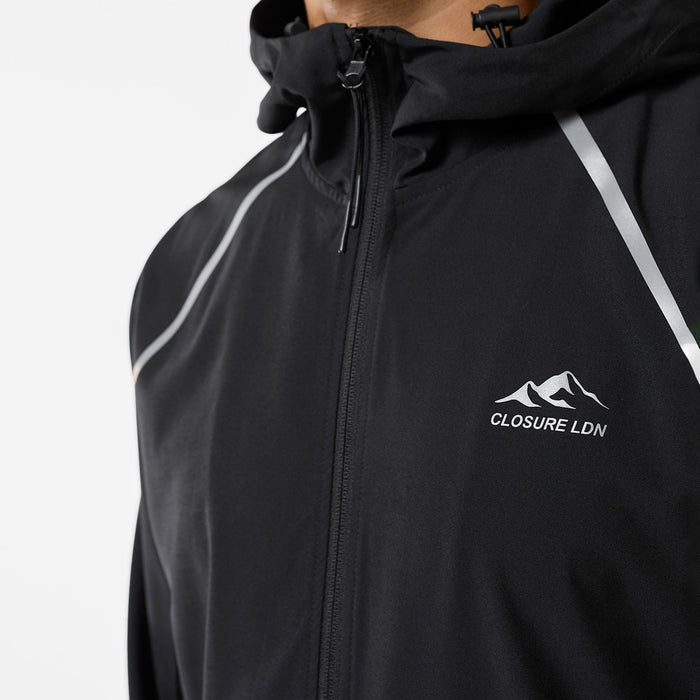 Reflective Core Windbreaker | Black