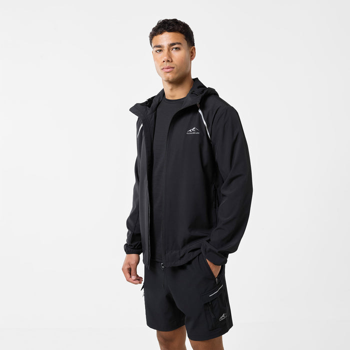 Reflective Core Windbreaker | Black