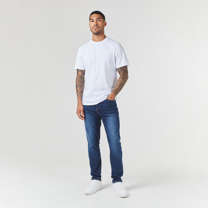 Regular Fit Denim Jean | Sand Blue Wash