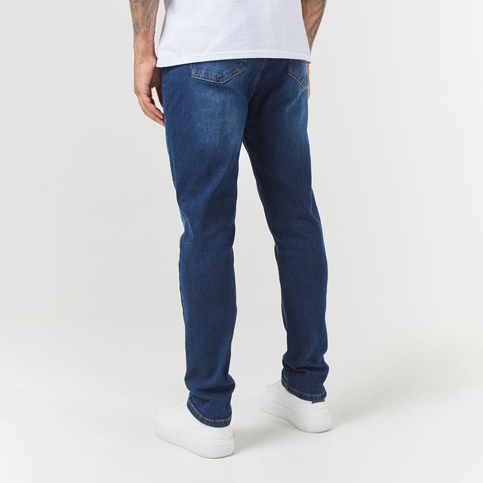Regular Fit Denim Jean | Sand Blue Wash
