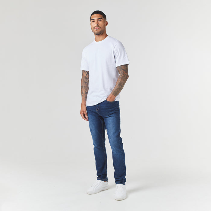 Regular Fit Denim Jean | Sand Blue Wash