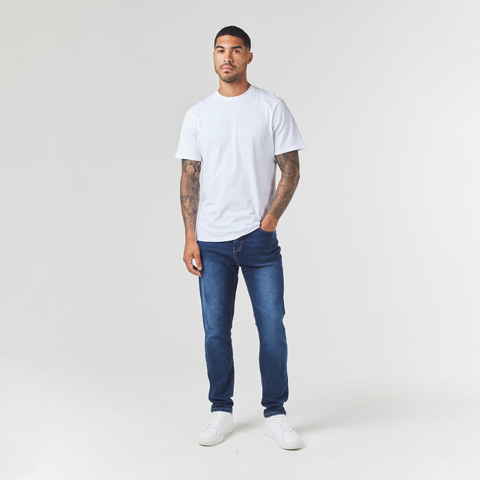 Regular Fit Denim Jean | Sand Blue Wash