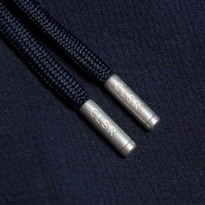 Relaxed Crinkle Twinset | Navy
