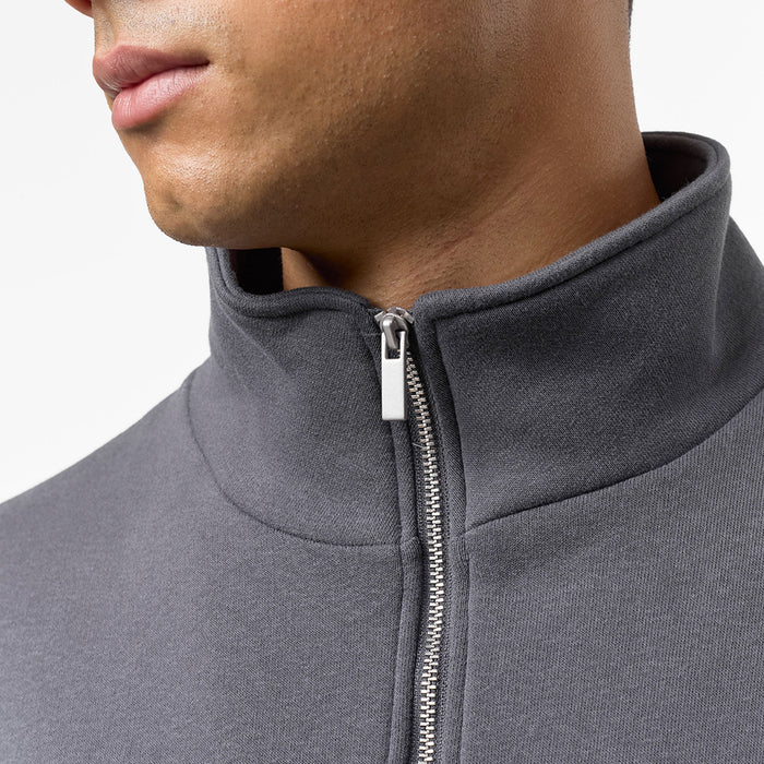Relaxed Fit 1/4 Zip Fleece | Graphite