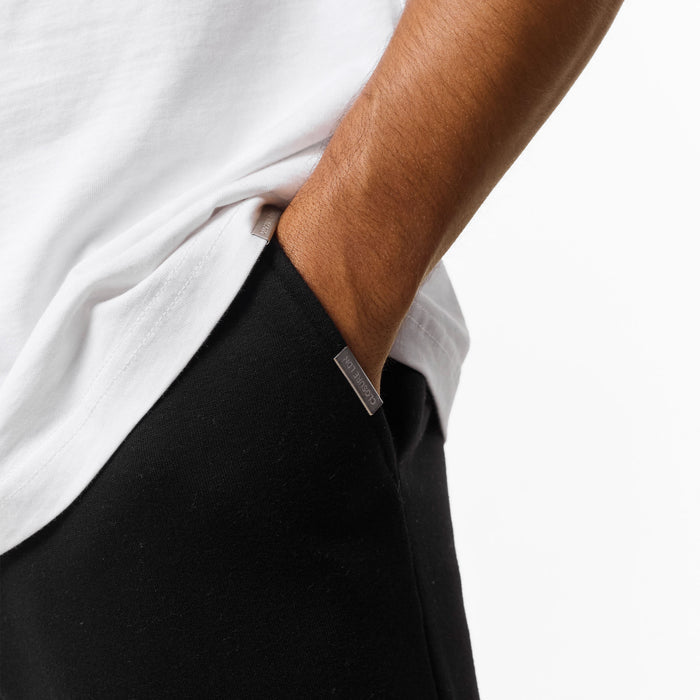 Relaxed Fit Cuffed Jogger | Black