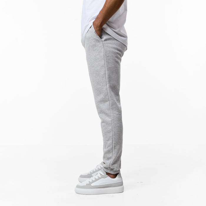 Relaxed Fit Cuffed Jogger | Grey Marl