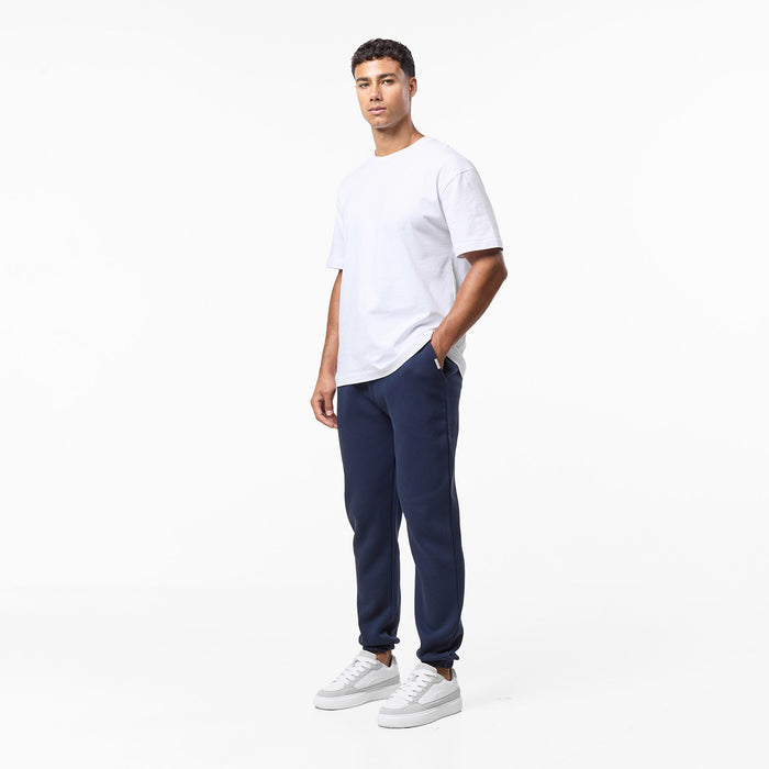 Relaxed Fit Cuffed Jogger | Navy