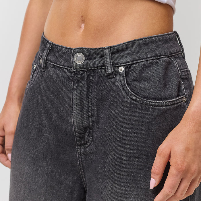 Relaxed Fit Denim Jeans | Black Wash