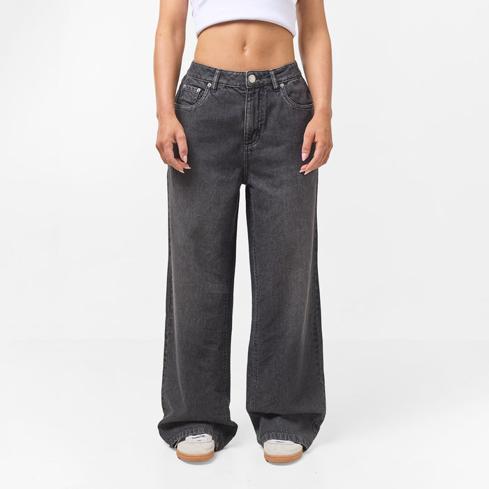 Relaxed Fit Denim Jeans | Black Wash