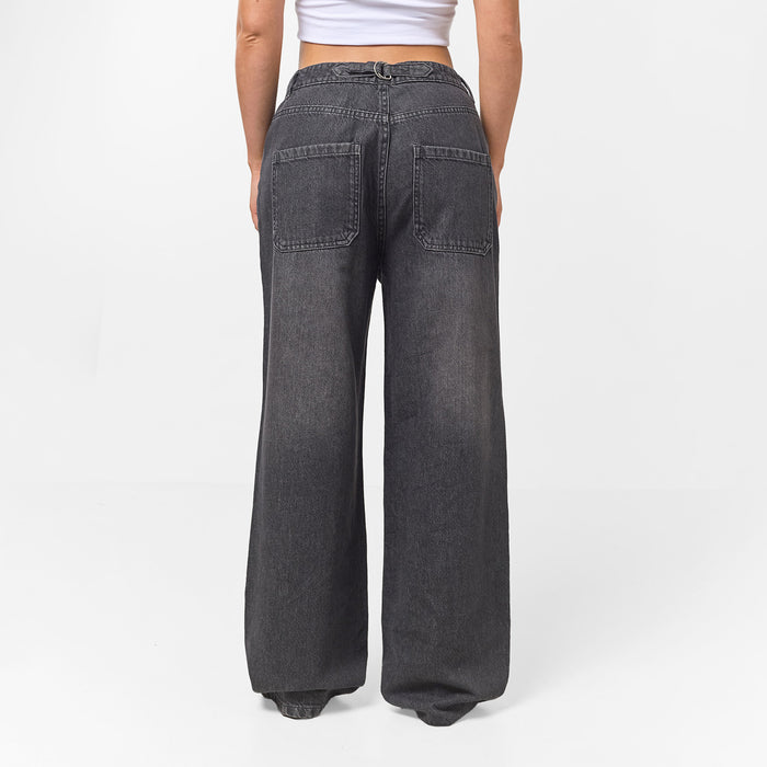 Relaxed Fit Denim Jeans | Black Wash