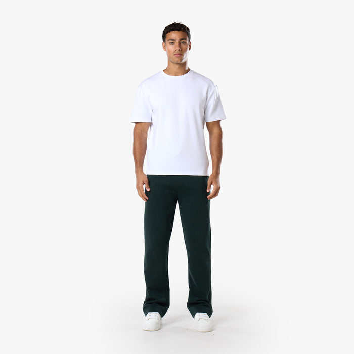 Relaxed Fit Open Hem Jogger | Forest Green
