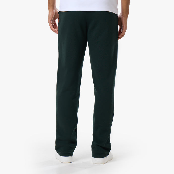 Relaxed Fit Open Hem Jogger | Forest Green