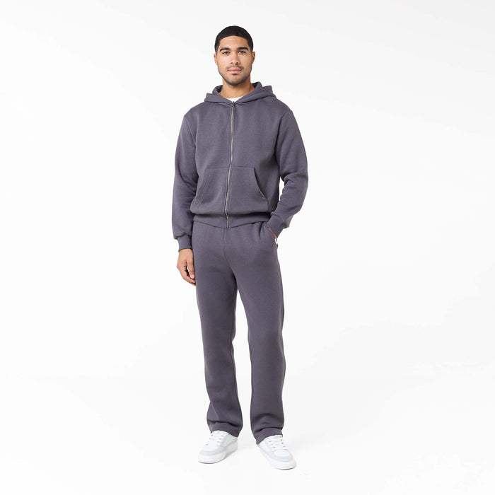 Relaxed Fit Open Hem Jogger | Iron Grey