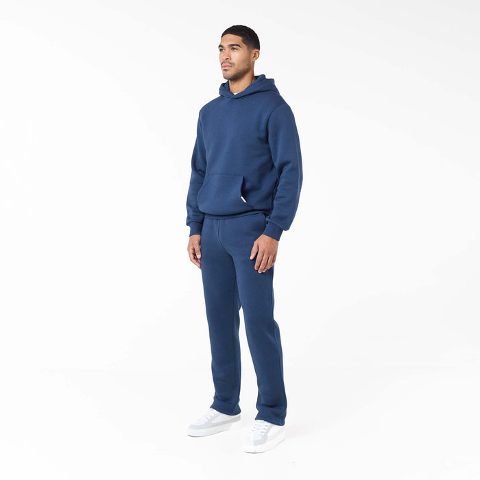 Relaxed Fit Open Hem Tracksuit | Midnight
