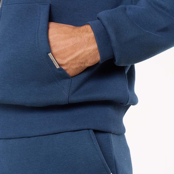 Relaxed Fit Open Hem Tracksuit | Midnight