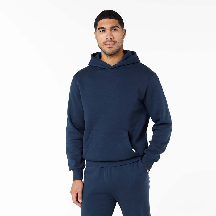 Men's relaxed fit hoodie in navy