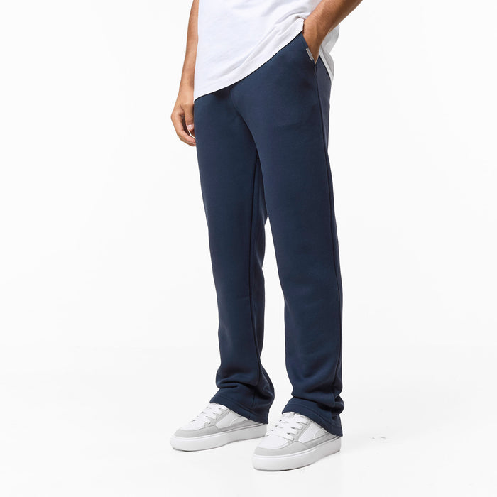 Relaxed fit tracksuit bottoms in navy