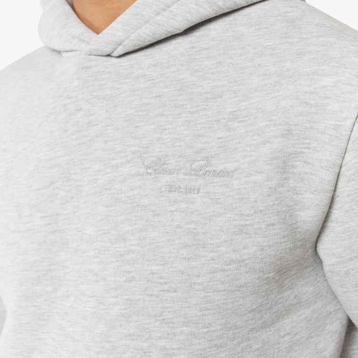Relaxed Fit Signature Tracksuit | Grey Marl