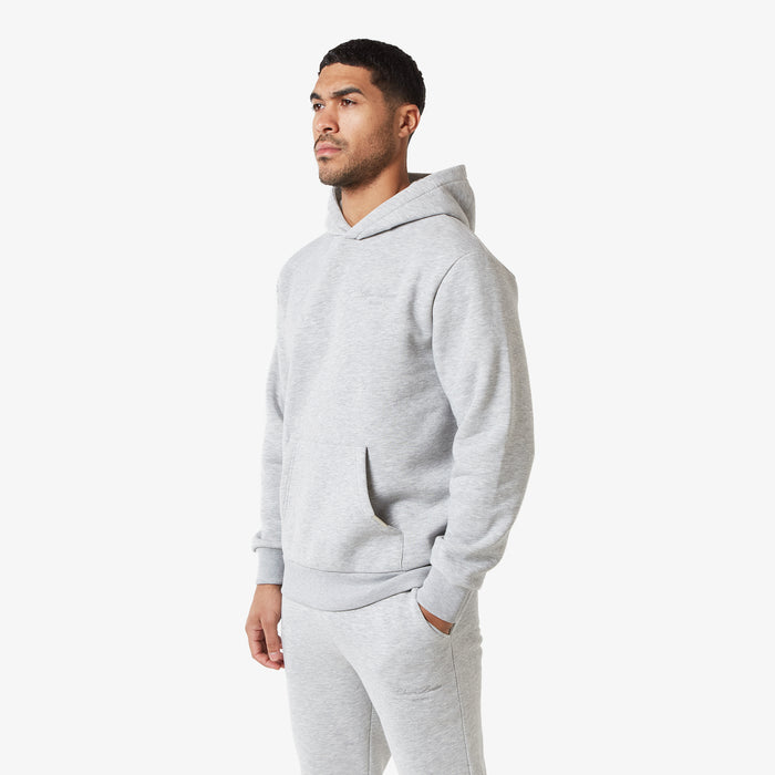 Relaxed Fit Signature Tracksuit | Grey Marl