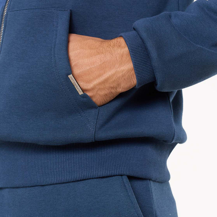 Relaxed Full Zip Hoodie | Midnight