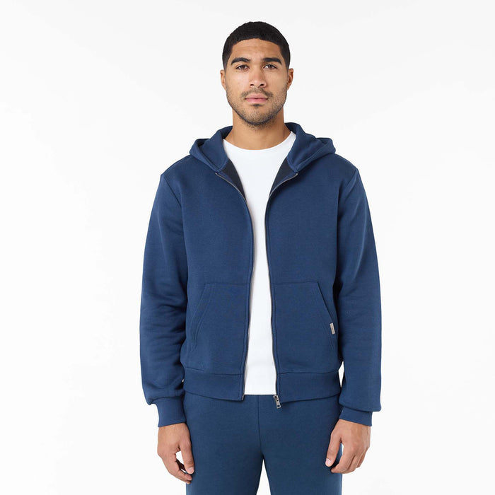 Relaxed Full Zip Hoodie | Midnight