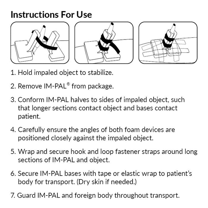 Rescue Essentials IM-PAL, Instructions graphic