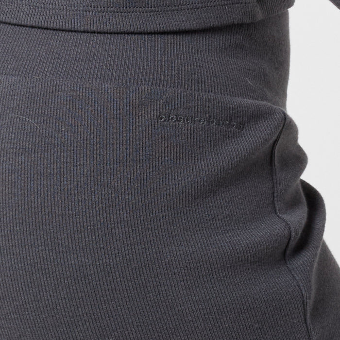 Ribbed Open Hem Set | Charcoal