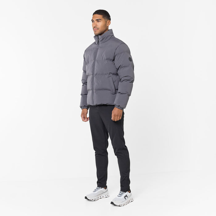 Ripstop Funnel Puffer | Charcoal